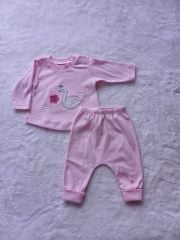 Babyim (0-9 Ay) Kız Bebek Kapüşonlu Üçlü Takım