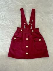 İncilay (4-7 Yaş) Kız Çocuk Salopet Mevsimlik Takım