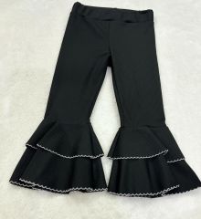 Timi Kids (3-8 Yaş) Kız Çocuk Volanlı İspanyol Paça Pantolon