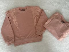 Cmk Kids (3-8 Yaş) Kız Çocuk Güpür Detaylı Sweatshirt