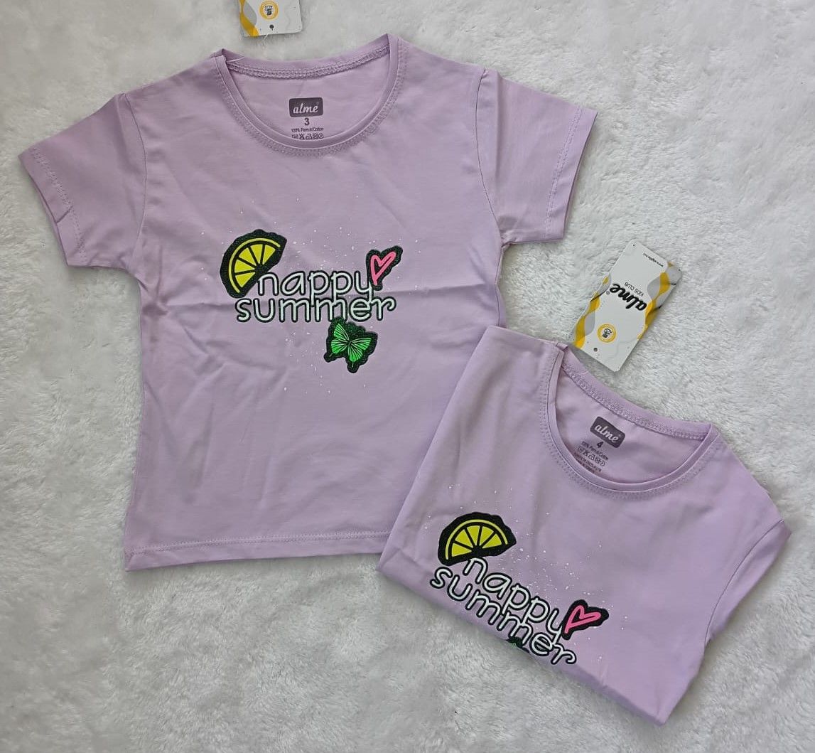 Alme Kids Club (3-7 Yaş) Kız Çocuk Tişört