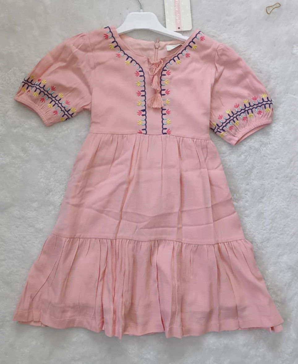 Wizzy Kids Wear (7-10 Yaş) Kız Çocuk Yazlık Elbise
