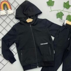 Pandax Kids (10-15 Yaş) Fermuarlı Kapüşonlu Eşofman Takım