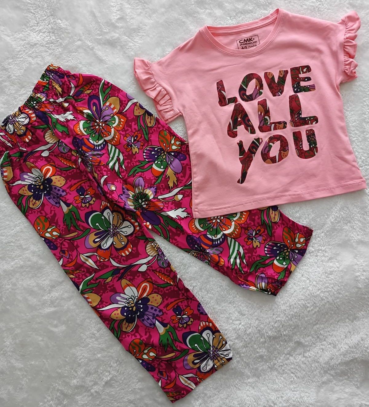 Cmk Kids (6-9 Yaş) Kız Çocuk Tişört - Pantolon Takım