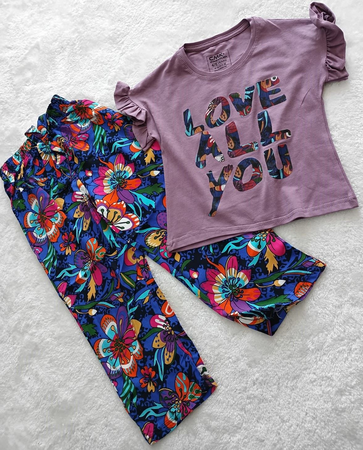 Cmk Kids (4-7 Yaş) Kız Çocuk Tişört - Pantolon Takım