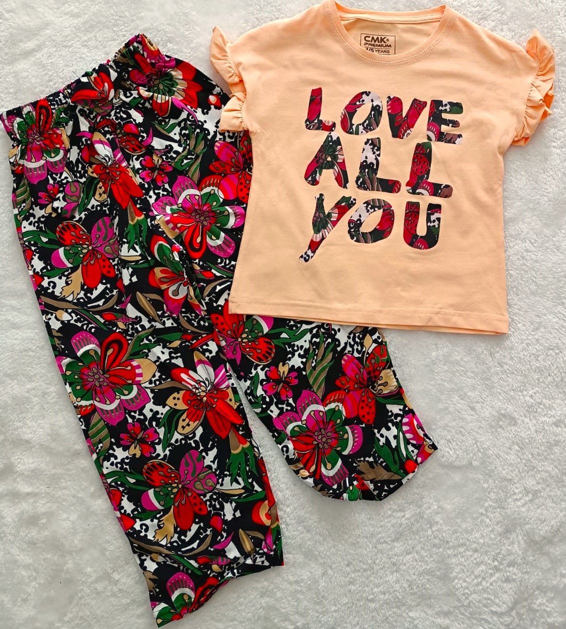 Cmk Kids (4-9 Yaş) Kız Çocuk Tişört - Pantolon Takım