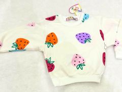 Cicigiy (2-5 Yaş) Kız Çocuk Çilekli Mevsimlik Takım