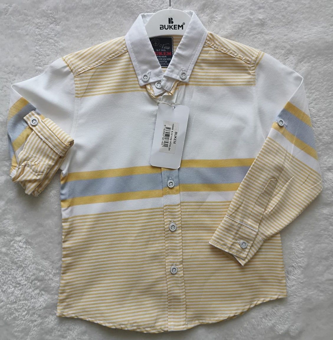Bukem (7-10 Yaş) Erkek Çocuk Yazlık Gömlek Takım