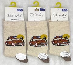 Ekinoks 9-10 Yaş Erkek Çocuk Dikişsiz Çorap - 2
