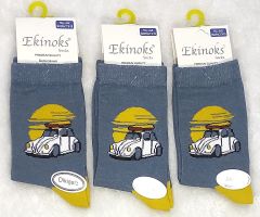 Ekinoks 9-10 Yaş Erkek Çocuk Dikişsiz Çorap - 2