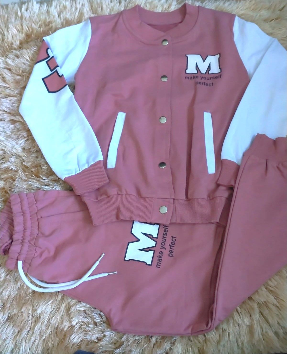 Gözbebe (7-9 Yaş) Kız Çocuk Çıtçıtlı Eşofman Takım