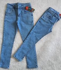 Stylelook (8-12 Yaş) Erkek Çocuk (Buz Kar) Mavi Kot Pantolon