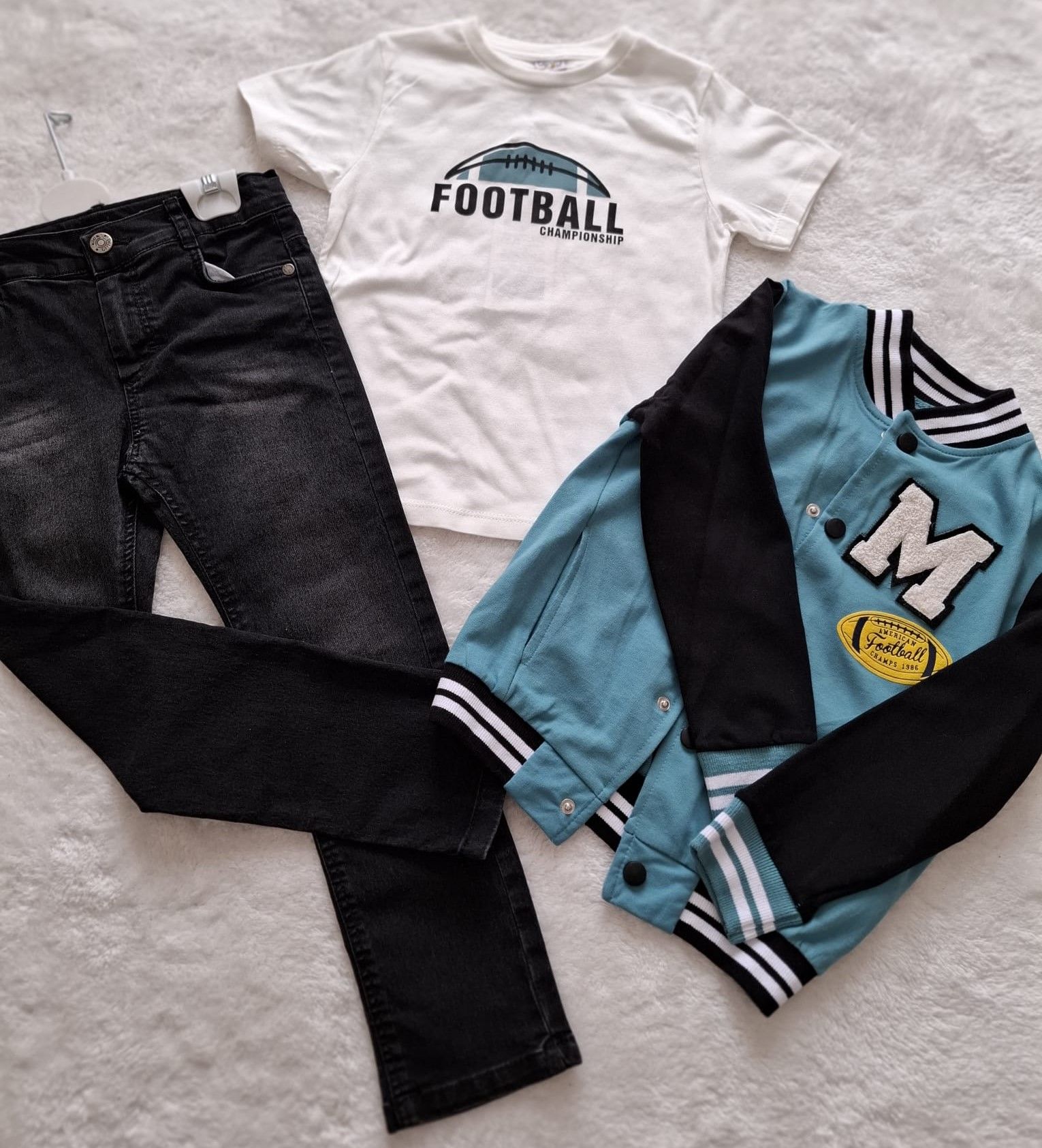 Bizizo Kids (3-6 Yaş) Erkek Çocuk Üçlü Mevsimlik Kolej Takım (Turkuaz)