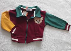Jollypop (1-4 Yaş) Erkek Çocuk Üçlü Mevsimlik Kolej Takım (Bordo/Yeşil)