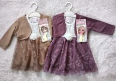 Dodi Petto Kids (1-3 Yaş) Kız Çocuk Bolerolu Ayna Tarak Hediyeli Elbise