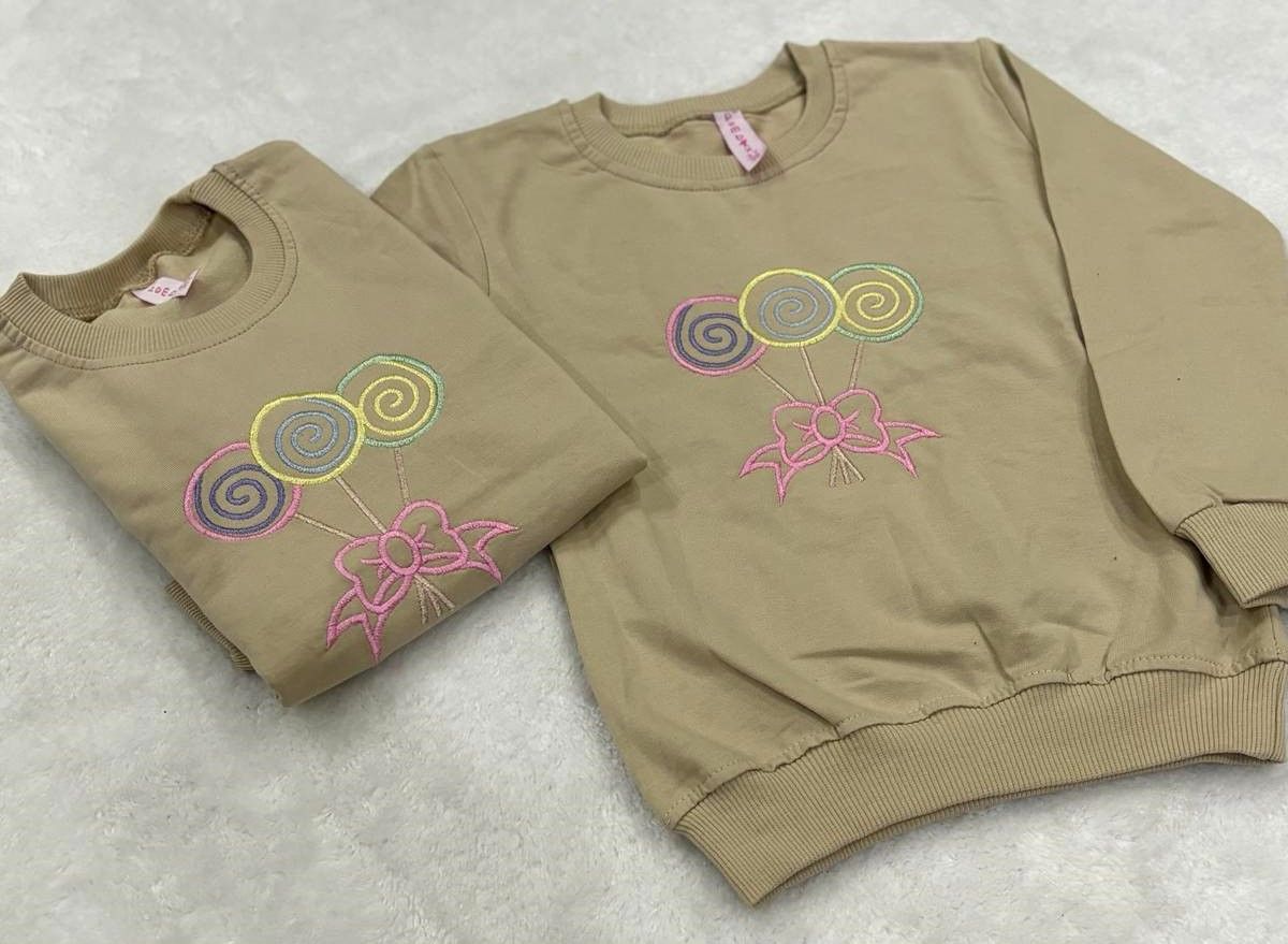 Pembix (4-7 Yaş) Kız Çocuk Sweatshirt