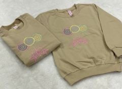 Pembix (4-7 Yaş) Kız Çocuk Sweatshirt