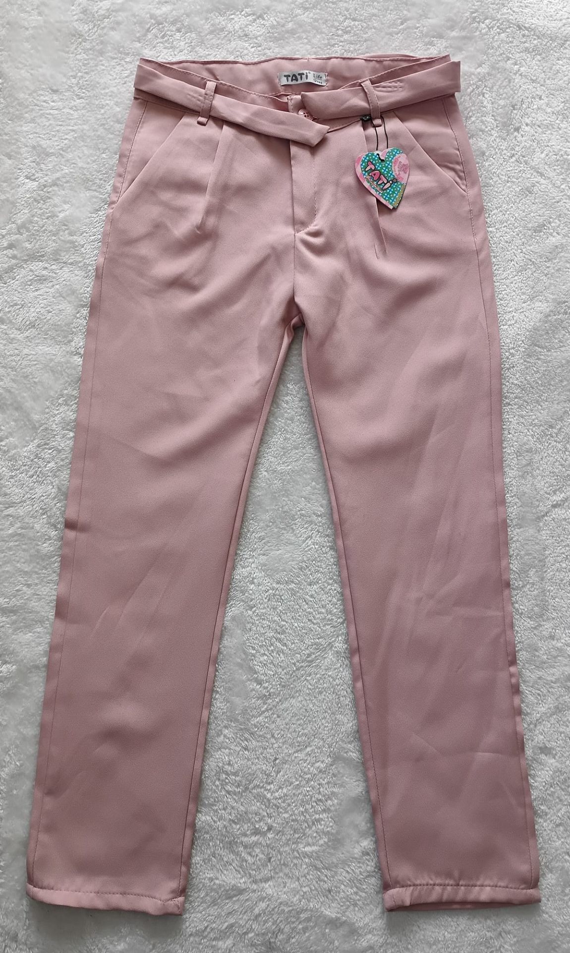 Tati Life (10-13 Yaş) Kız Çocuk Kumaş Pantolon (Pembe)