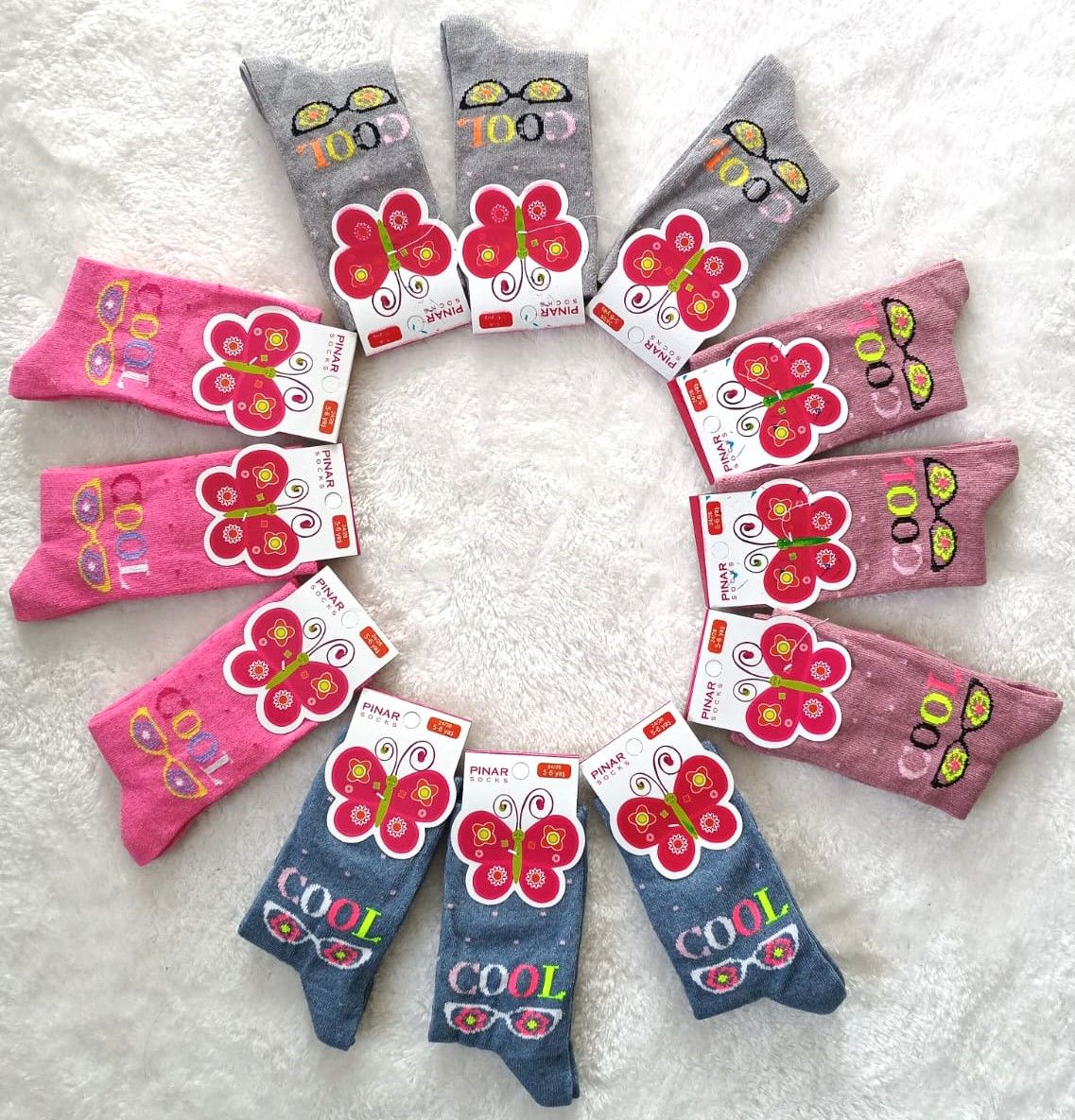 Pınar Socks 5-6 Yaş Kız Çocuk Çorap