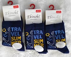 Ekinoks 7-8 Yaş Erkek Çocuk Dikişsiz Çorap
