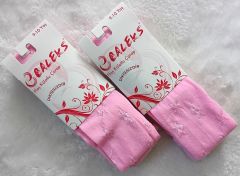Baleks 9-10 Yaş Kız Çocuk Floş Dikişsiz Yazlık Külotlu Çorap