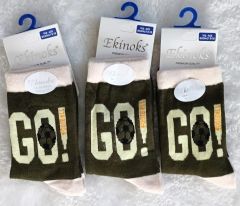 Ekinoks 9-10 Yaş Erkek Çocuk Dikişsiz Çorap - 1