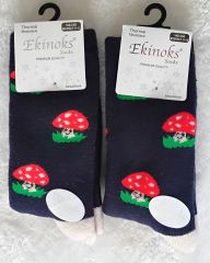 Ekinoks 11-12 Yaş Kız Çocuk Dikişsiz Havlu Çorap